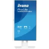 Ecran IIYAMA 21.5" Blanc IPS 16:9 1ms Ultra Mince 1920x1080 100Hz 300 cd/m² HDMI DP HPs 2xUSB HUB 2.0 15cm pied réglable en…