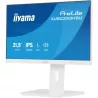 Ecran IIYAMA 21.5" Blanc IPS 16:9 1ms Ultra Mince 1920x1080 100Hz 300 cd/m² HDMI DP HPs 2xUSB HUB 2.0 15cm pied réglable en…