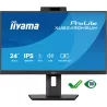 ECRAN 23.8 IIYAMA dalle IPS avec Webcam et microphone 4ms 1920x1080 250 cd/m2 100Hz HDMI DisplayPort USB-HUB(3x3.2) Haut…