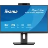 ECRAN 23.8 IIYAMA dalle IPS avec Webcam et microphone 4ms 1920x1080 250 cd/m2 100Hz HDMI DisplayPort USB-HUB(3x3.2) Haut…