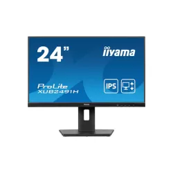Ecran IIYAMA 24" Noir dalle IPS Ultra mince 1920x1080 16:9 0.5ms 300cd/m² 100Hz HDMI DP HPs Pied réglab hauteur 15cm + Pivot…