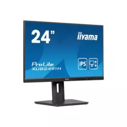 Ecran IIYAMA 24" Noir dalle IPS Ultra mince 1920x1080 16:9 0.5ms 300cd/m² 100Hz HDMI DP HPs Pied réglab hauteur 15cm + Pivot…