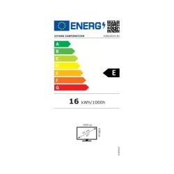Ecran IIYAMA 24" Noir dalle IPS Ultra mince 1920x1080 16:9 0.5ms 300cd/m² 100Hz HDMI DP HPs Pied réglab hauteur 15cm + Pivot…