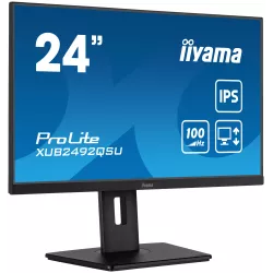 Ecran IIYAMA 23,8 Noir IPS 16:9 0.5ms WQHD 2560x1440 300 cd/m² 100Hz 1xHDMI 1xDisplayPort 3xUSB HUB (3.2) Haut parleurs 15cm…