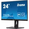 Ecran IIYAMA 23,8'' Noir dalle IPS Ultra mince 16:9 1920x1080 0.5ms 100Hz 250 cd/m² HDMI DP HPs 15cm pied réglable en hauteur…