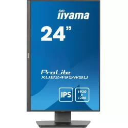 Ecran IIYAMA 24,1'' 1920x1200 16:10 IPS sans bordure sur 3 côtés 4ms 300 cd/m² 1xHDMI 1xDisplayPort 4xUSB 1xUSB-C HPs 2x2W…