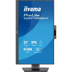 Ecran IIYAMA 27 Noir Ultra mince avec Webcam IPS 16:9 2560x1440 100Hz 250 cd/m2 0.4ms DP HDMI HPs USB C/ USB-HUB (3x3.2) 15cm…