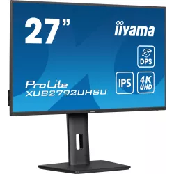 Ecran IIYAMA 27 dalle IPS ULTRA MINCE 4K 3840x2160 4ms 350 cd/m² HDMI DisplayPort 3xUSB 3.2 USB-C 2xHPs 15cm pied réglable…