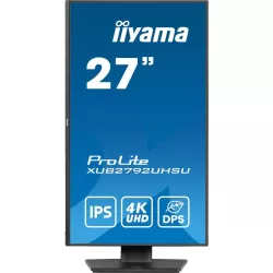 Ecran IIYAMA 27 dalle IPS ULTRA MINCE 4K 3840x2160 4ms 350 cd/m² HDMI DisplayPort 3xUSB 3.2 USB-C 2xHPs 15cm pied réglable…