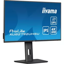 Ecran IIYAMA 27 dalle IPS ULTRA MINCE 4K 3840x2160 4ms 350 cd/m² HDMI DisplayPort 3xUSB 3.2 USB-C 2xHPs 15cm pied réglable…