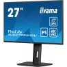Ecran IIYAMA 27 dalle IPS ULTRA MINCE 4K 3840x2160 4ms 350 cd/m² HDMI DisplayPort 3xUSB 3.2 USB-C 2xHPs 15cm pied réglable…