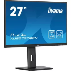 Ecran IIYAMA 27 Noir dalle IPS 16:9 1ms Ultra mince 2560x1440 100Hz 300cd/m² 1xHDMI 1xDP 1xUSB-C 1xUSB-C dock 3xUSB HUB 3.2…
