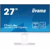 Ecran IIYAMA 27" Blanc Ultra mince dalle IPS 16:9 2560x1440 100Hz 300 cd/m² 1ms haut parleur DP HDMI 2xHPs 2xUSB 15cm pied…