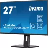 Ecran IIYAMA 27 Noir Ultra mince dalle IPS 16:9 3840x2160 350 cd/m2 4ms HDMI DisplayPort USB-C 4xUSB commutateur KVM USB-C…