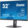Ecran IIYAMA 31,5 Noir IPS 3840 x 2160 4ms 350 cd/m² 16:9 60Hz 1xHDMI 1xDP 1xUSB-C 2xUSB-HUB 2xHP et écouteurs commutateur KVM…