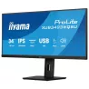 Ecran IIYAMA 34 Noir IPS 21:9 1ms 3440x1440 400cdm² Ultra Wide QHD HPs 2xHDMI DisplayPort 4xUSB pied reglable en hauteur 15cm…