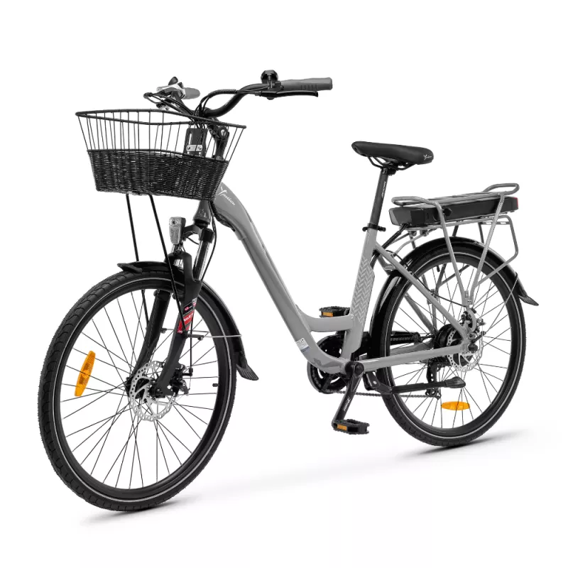 Vélo électrique Lancia Incanto Moteur Bafang 36V/250W/45Nm , Batt Int 36V 10.4Ah, Dérailleur Shimano 7 vitesses. 25Km/h Pneu 26