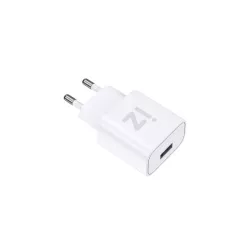 Chargeur secteur IZZY 1 port USB - 18W - blanc