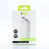 Batterie de secours IZZY 20000mAh - 2 ports USB A + 1 port USB-C - 10,5W - blanc