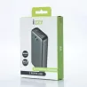 Batterie de secours IZZY 20000mAh - 2 ports USB A + 1 port USB-C - 10,5W - noir