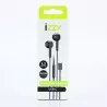 Ecouteurs filaire semi-intra avec boitier de contrôle, USB-C, 1,2m, noir