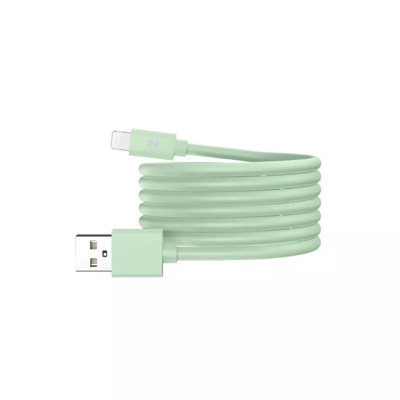 Câble IZZY USB / Lightning 2m - 12W - Vert