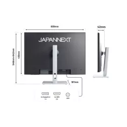 JAPANNEXT JN282i4KPHSP Ecran LED 28,2 UHD+ (3840x2560) à 60Hz IPS 340 cd/m² 1200:1 HDR10 3840x2560 5 HDMI DisplayPort Noir"