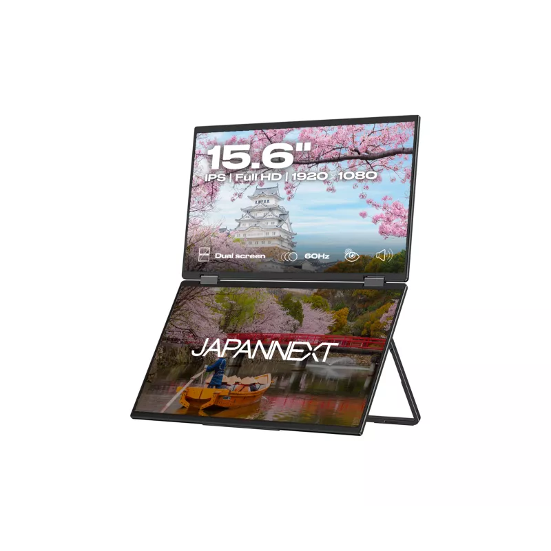 JAPANNEXT JNDMDIPS156F Ecran LED 15,6 FHD (1920x1080) à 60Hz IPS 250 cd/m² 1000:1 1920x1080 20ms HDMI USBC"