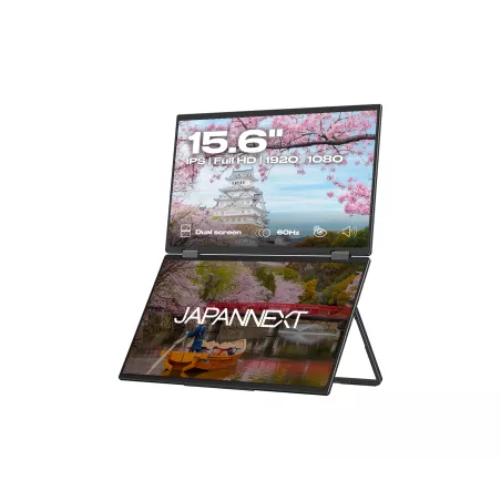 JAPANNEXT JNDMDIPS156F Ecran LED 15,6 FHD (1920x1080) à 60Hz IPS 250 cd/m² 1000:1 1920x1080 20ms HDMI USBC"