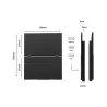 JAPANNEXT JNDMDIPS156F Ecran LED 15,6 FHD (1920x1080) à 60Hz IPS 250 cd/m² 1000:1 1920x1080 20ms HDMI USBC"