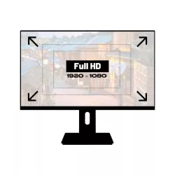 JAPANNEXT JNI215FLFHSPC65W Ecran LED 21,5 FULL HD (1920x1080) à 75Hz IPS 250 cd/m² 1000:1 HDR10 1920x1080 HDMI, USBC, blanc"