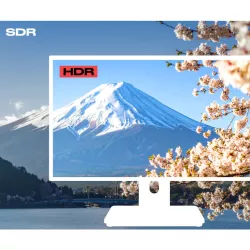 JAPANNEXT JNIPS2152FHDRC65WFLDT Ecran LED 21,5" FHD (1920x1080) 75Hz IPS 250 cd/m² 1000:1 1920x1080 OD:8ms(GtoG) HDMI USBC Blanc