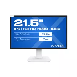 JAPANNEXT Moniteur LED 21,5" FHD (1920x1080) 75Hz IPS panel 250 cd/m² 1000:1 1920x1080 8ms(GtoG) HDMI DisplayPort USBC Blanc