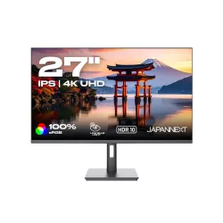 JAPANNEXT JNIPS270UHD60F9 Ecran LED 27 4K UHD(3840x2160) à 60Hz IPS 350 cd/m² 1000:1 HDR10 3840x2160 8ms(GtoG) HDMI DisplayPort"