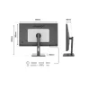JAPANNEXT JNIPS270UHD60F9 Ecran LED 27 4K UHD(3840x2160) à 60Hz IPS 350 cd/m² 1000:1 HDR10 3840x2160 8ms(GtoG) HDMI DisplayPort"