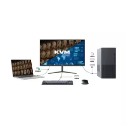 JAPANNEXT JNIPS27WQHDRC65W Ecran LED 27" WQHD (2560x1440) à 75Hz IPS 350 cd/m² 1000:1 HDR10 2560x1440 5 HDMI DisplayPort USBC