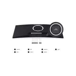 JAPANNEXT JNIPS340UWQHD60CC65WHS Ecran LED 34" UWQHD(3440x1440)60Hz IPS 300 cd/m² 1000:1 HDR10 Incurvée (3800R) 5ms HDMI…