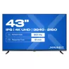 JAPANNEXT JNIPS430UHD60F Ecran LED 43" UHD (3840x2160) à 60Hz IPS 250 cd/m² 1200:1 HDR10 3840x2160 Typ:8ms(GtoG) HDMI Noir