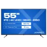 JAPANNEXT JNIPS550UHD60F Ecran LED 55" 4K UHD (3840x2160) à 60Hz IPS 320 cd/m² 1200:1 HDR10 3840x2160 8 HDMI Noir