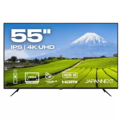 JAPANNEXT JNIPS550UHD60F Ecran LED 55" 4K UHD (3840x2160) à 60Hz IPS 320 cd/m² 1200:1 HDR10 3840x2160 8 HDMI Noir