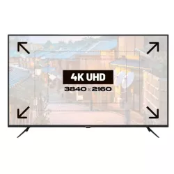 JAPANNEXT JNIPS550UHD60F Ecran LED 55" 4K UHD (3840x2160) à 60Hz IPS 320 cd/m² 1200:1 HDR10 3840x2160 8 HDMI Noir