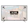 JAPANNEXT JNIPS550UHD60F Ecran LED 55" 4K UHD (3840x2160) à 60Hz IPS 320 cd/m² 1200:1 HDR10 3840x2160 8 HDMI Noir