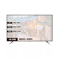 JAPANNEXT JNIPS650UHD60F Ecran LED 65 4K UHD (3840x2160) à 60Hz IPS 300 cd/m² 1000:1 HDR10 3840x2160 8 HDMI Noir"