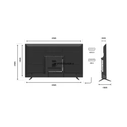 JAPANNEXT JNIPS750UHD60F Ecran LED 75" 4K UHD (3840x2160) à 60Hz IPS 450 cd/m² 1400:1 HDR10 3840x2160 14 HDMI Noir