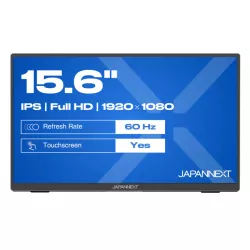 JAPANNEXT JNMDi156FHDRT Ecran LED 15,6" FULL HD (1920x1080) à 60Hz IPS (ADS) 250 cd/m² 1000:1 HDR10 1920x1080 16 HDMI USBC