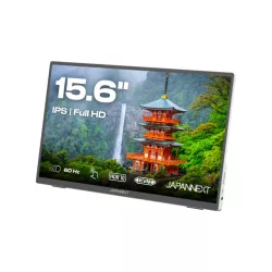 JAPANNEXT JNMDi156FHDRT Ecran LED 15,6" FULL HD (1920x1080) à 60Hz IPS (ADS) 250 cd/m² 1000:1 HDR10 1920x1080 16 HDMI USBC