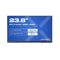 JAPANNEXT JNMDIPS238FC6 Ecran LED 23,8 FHD (1920x1080) 100Hz IPS 250 cd/m² 1000:1 HDR10 1920x1080 5ms(GtoG) HDMI USBC Noir"