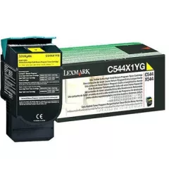 LEXMARK Cartouche Toner C54X THC Jaune 4 000 pages LRP