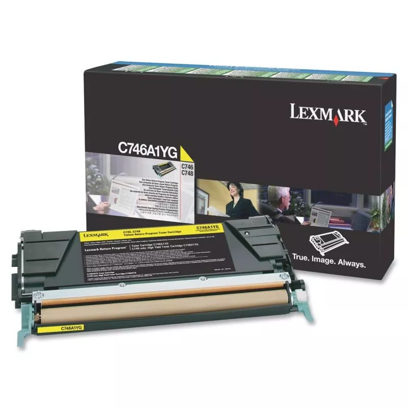 LEXMARK Cartouche Toner C74X Jaune7 000 pages LRP