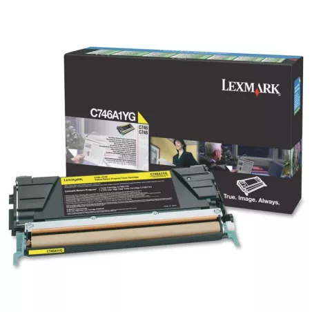 LEXMARK Cartouche Toner C74X Jaune7 000 pages LRP